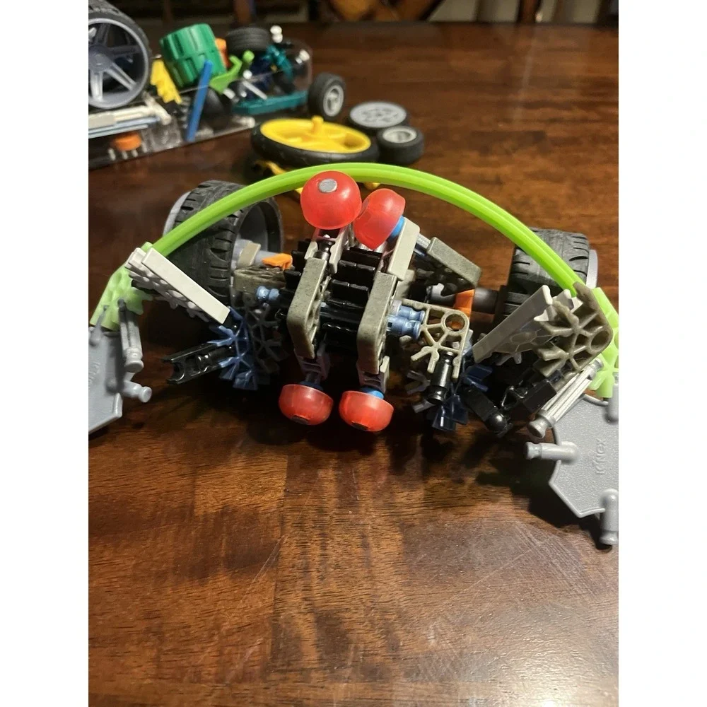 Knex Motorized Vehicle Building Lot Clear Motor Red Remote Wheels Treads Bulk